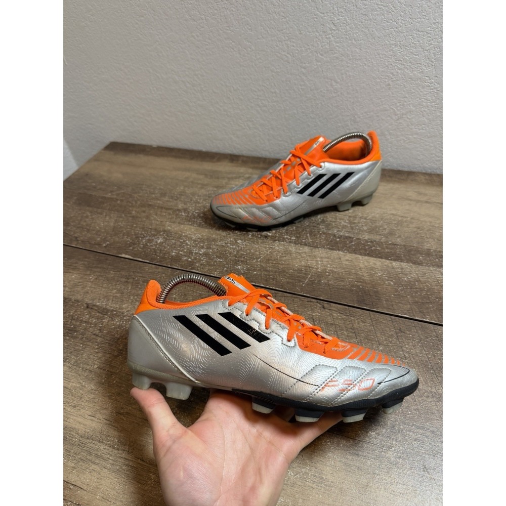 Adidas F50 TRX FG Adizero Chrome Warning Football Soccer‎ Cleats Size 8